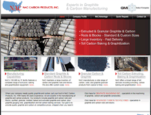 Tablet Screenshot of naccarbon.com